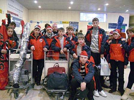 Команда Сахалина в аэропорту